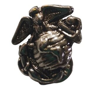 US Marine‎ Corps Eagle Globe Anchor Lapel Hat Pin 1" Military Veteran